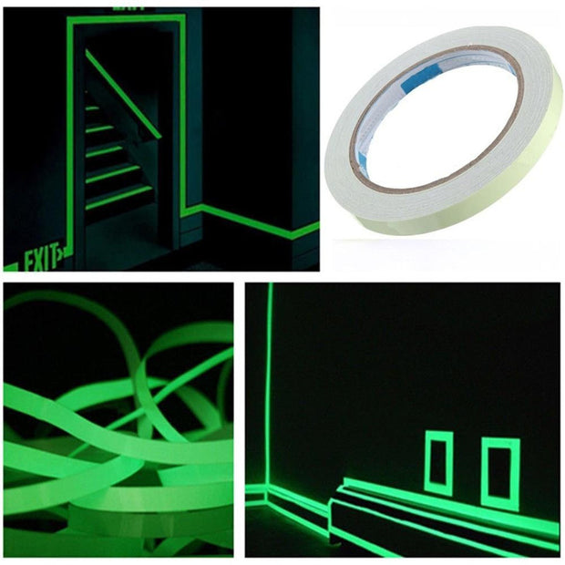 Luminous strips Home stage anti-slip light-storing PET tape PVC printing luminous tape