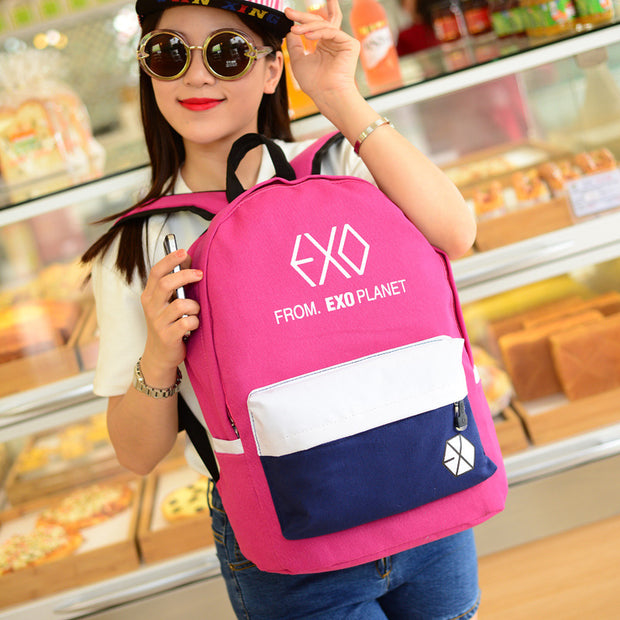 Fashion canvas backpack