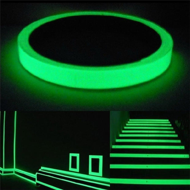 Luminous strips Home stage anti-slip light-storing PET tape PVC printing luminous tape